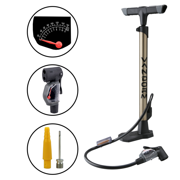 Vandorm Super Lite Alloy Floor Track Pump