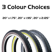 Vandorm Comp 3 BMX Tyre VARIOUS SIZES & COLOURS