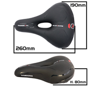 Vandorm Comfort Extra Memory Foam Mountain Hybrid Bike Saddle