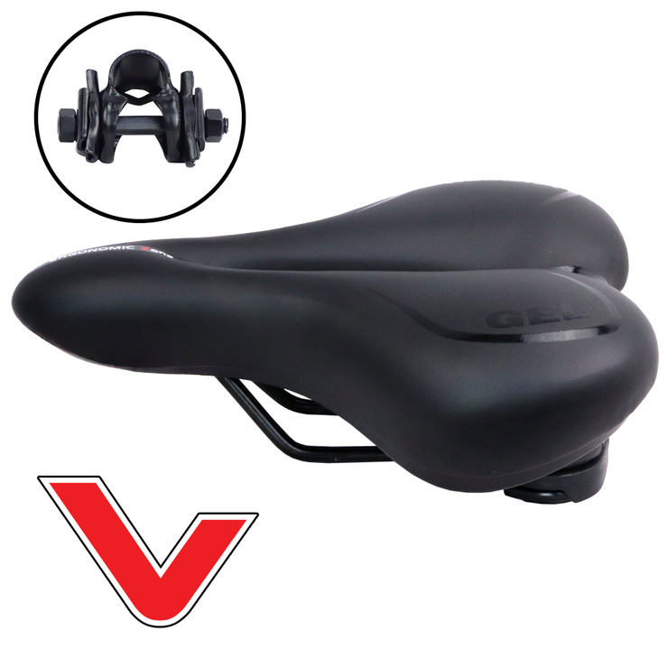 Vandorm Comfort Plus Gel Mountain Hybrid Bike Saddle