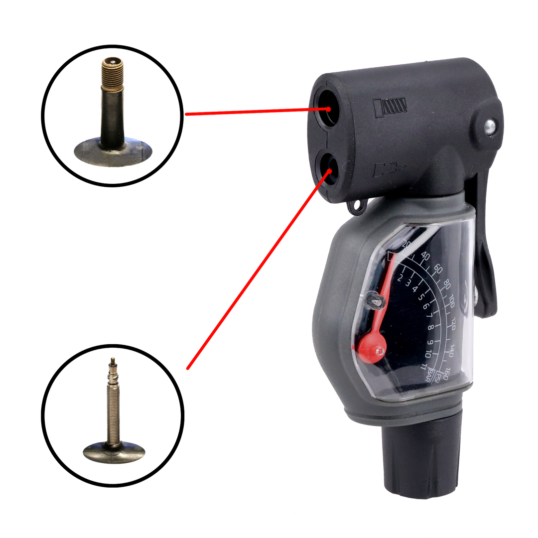 Vandorm Super Lite Alloy Floor Track Pump VANDORM