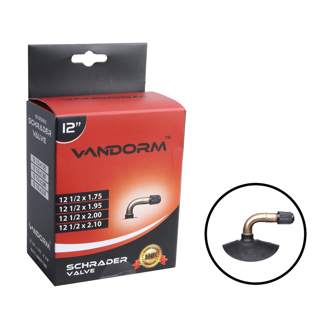 Vandorm 12 90 Degree Schrader Valve Inner Tube VANDORM