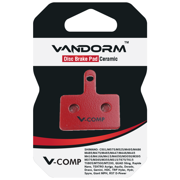 Shimano, Quad, Tektro, Giant, RST, TRP, Vandorm V-COMP CERAMIC COMPOUND Disc Brake Pads