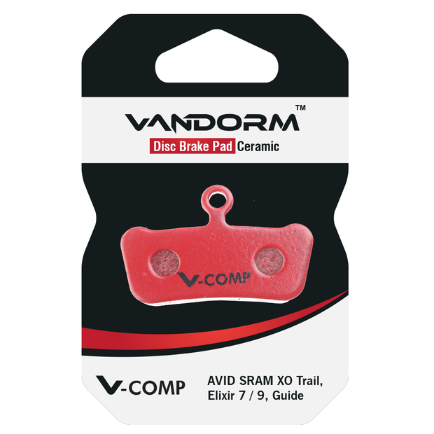 Avid Trail, Elixir, Sram, Vandorm V-COMP CERAMIC COMPOUND Disc Brake Pads