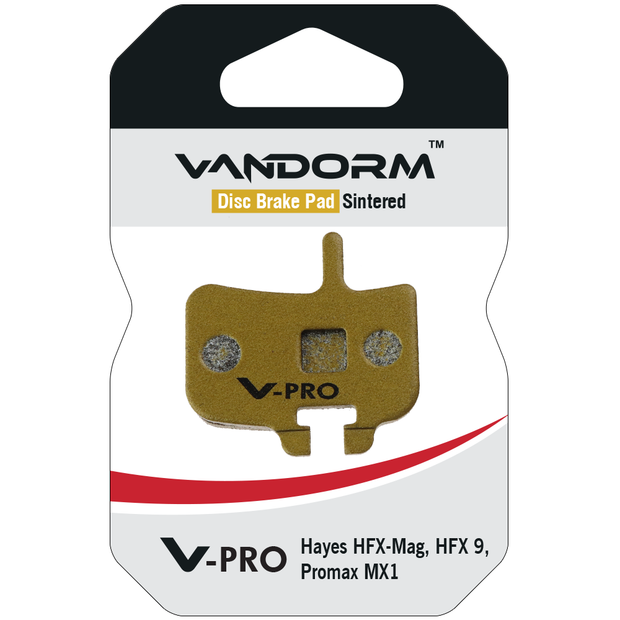 Hayes, Promax, Vandorm V-PRO SINTERED COMPOUND Disc Brake Pads