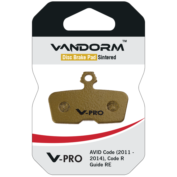 Avid Code, Guide, Vandorm V-PRO SINTERED COMPOUND Disc Brake Pads