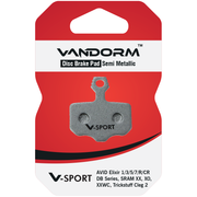 AVID Elixir, SRAM XX XO, Trickstuff, Vandorm V-SPORT SEMI METALIC Disc Brake Pads