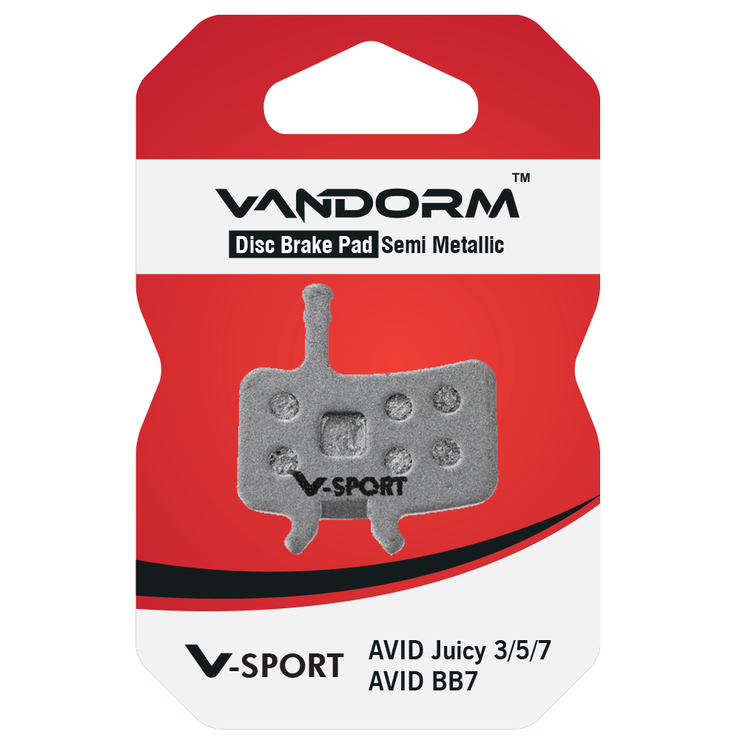Avid Juicy, BB7, Vandorm V-SPORT SEMI METALIC Disc Brake Pads
