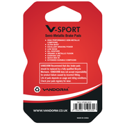 AVID BB5, Promax, Vandorm V-SPORT SEMI METALIC Disc Brake Pads