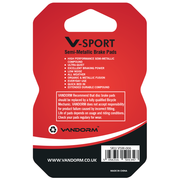 Shimano G01S G02S G03S, FSA, Vandorm V-SPORT SEMI METALIC Disc Brake Pads