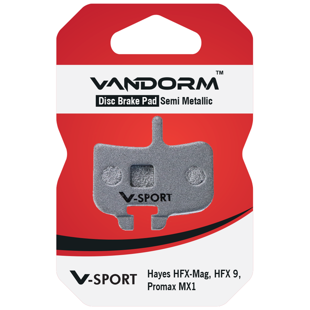 Hayes MFX, Promax, Vandorm V-SPORT SEMI METALIC Disc Brake Pads