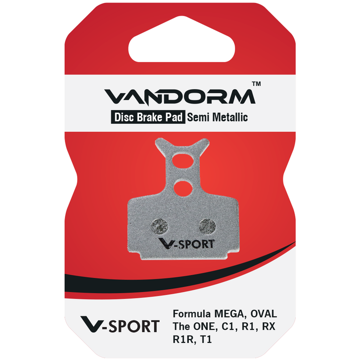 Formula Mega, Oval, One, Vandorm SPORT SEMI METALIC Disc Brake Pads