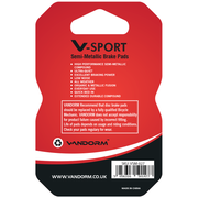 Avid Code, Vandorm V-SPORT SEMI METALIC Disc Brake Pads