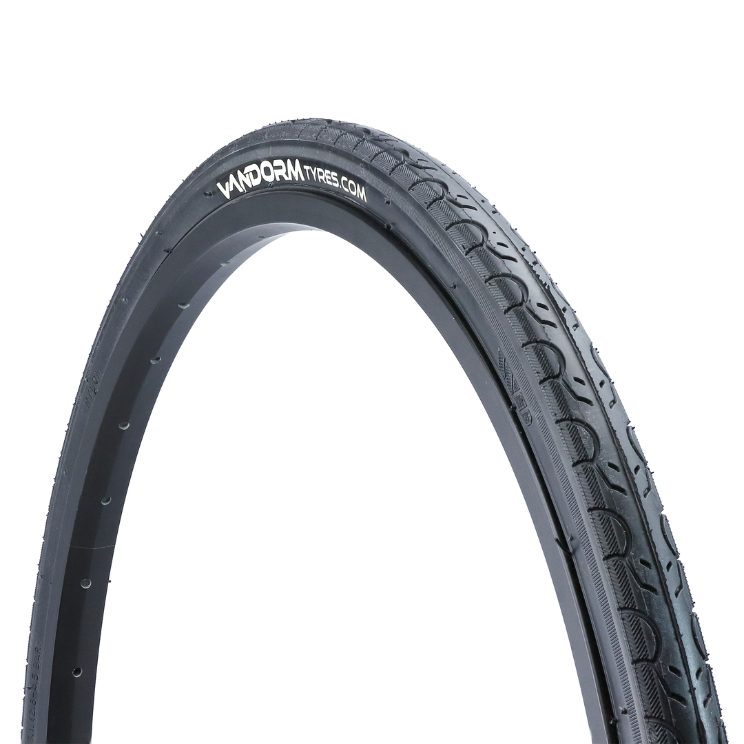Sunlite Road Raised Center Recreational Tire Pair 26 X 1-3/8 Black Gum Wall Low Resistance
