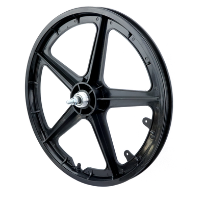 Vandorm 20" Rear BMX Mag Wheel 5 Spoke Straight BLACK