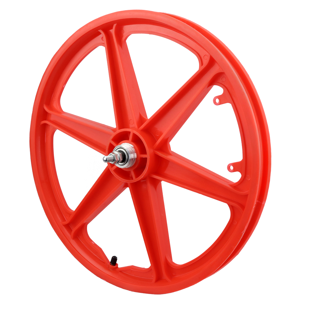 Vandorm 20 Rear BMX Mag Wheel 6 Spoke Straight RED VANDORM