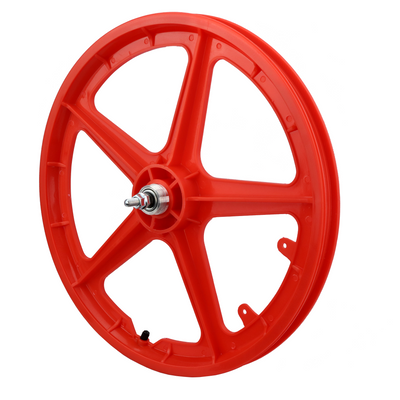 Vandorm 20" Rear BMX Mag Wheel 5 Spoke Straight RED